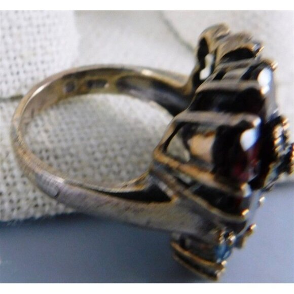 7/788 Sterling Silver Ring Multi Gemstones Size 7.5 - Picture 4 of 4